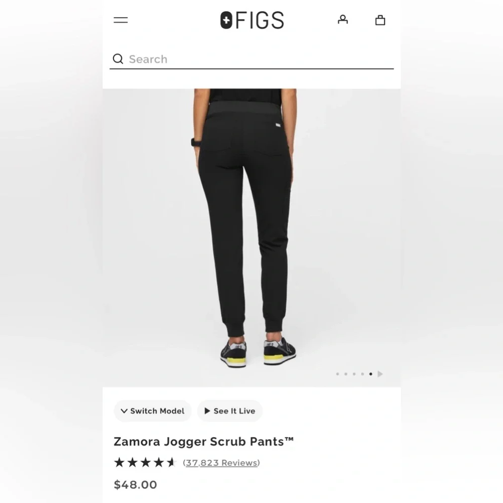 FIGS Zamora Jogger Scrub Pants Women’s Medium Tall - Picture 2 of 8